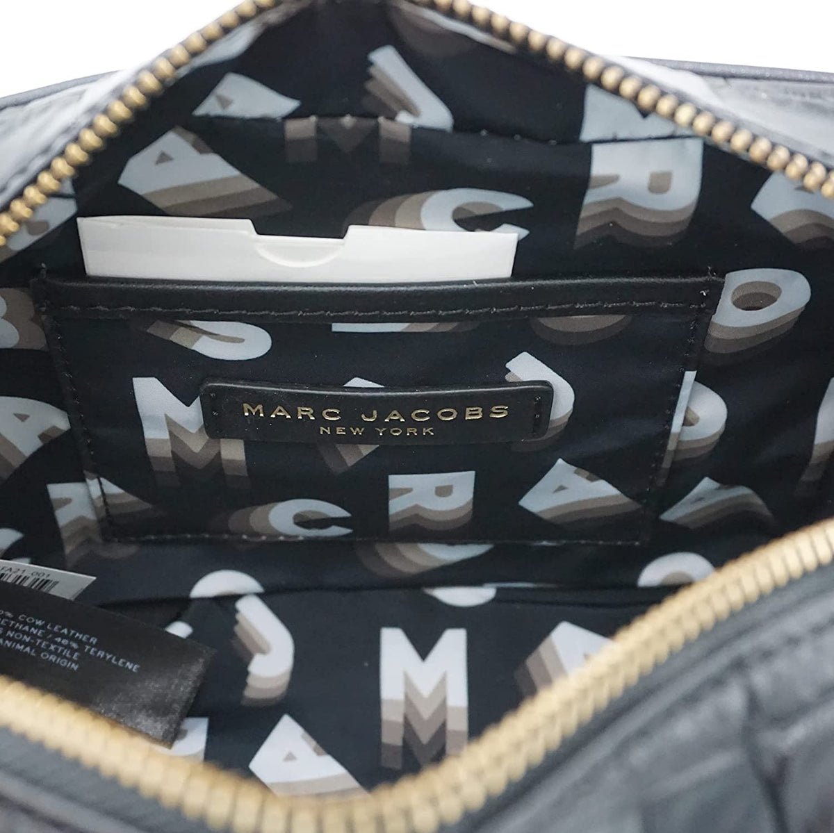 marc jacobs バック NWT Marc Jacobs Quilted Nylon Crossbody Bag in Black