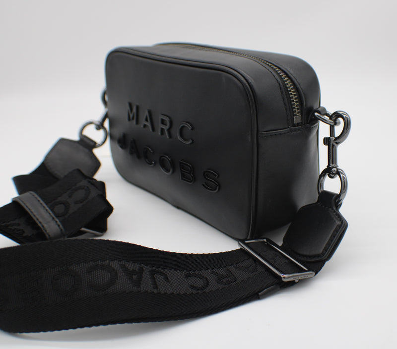 Marc Jacobs The Turnlock Leather Crossbody Bag Black M0016669
