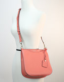 Kate Spade PXRUA225 - Margaux Large Pebbled Leather Crossbody in Peachy