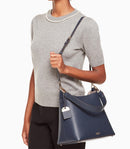 Kate Spade PXRU7980 - Carter Street Mariel Satchel in Oceano Blue