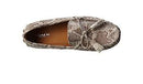 Coach Q3276 - Metal Wash Snake Embossed Nadia Flats in Sillver/Ivory SIZE 6