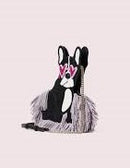 Kate Spade Francois Frenchie Dog With Pink Heart Glasses