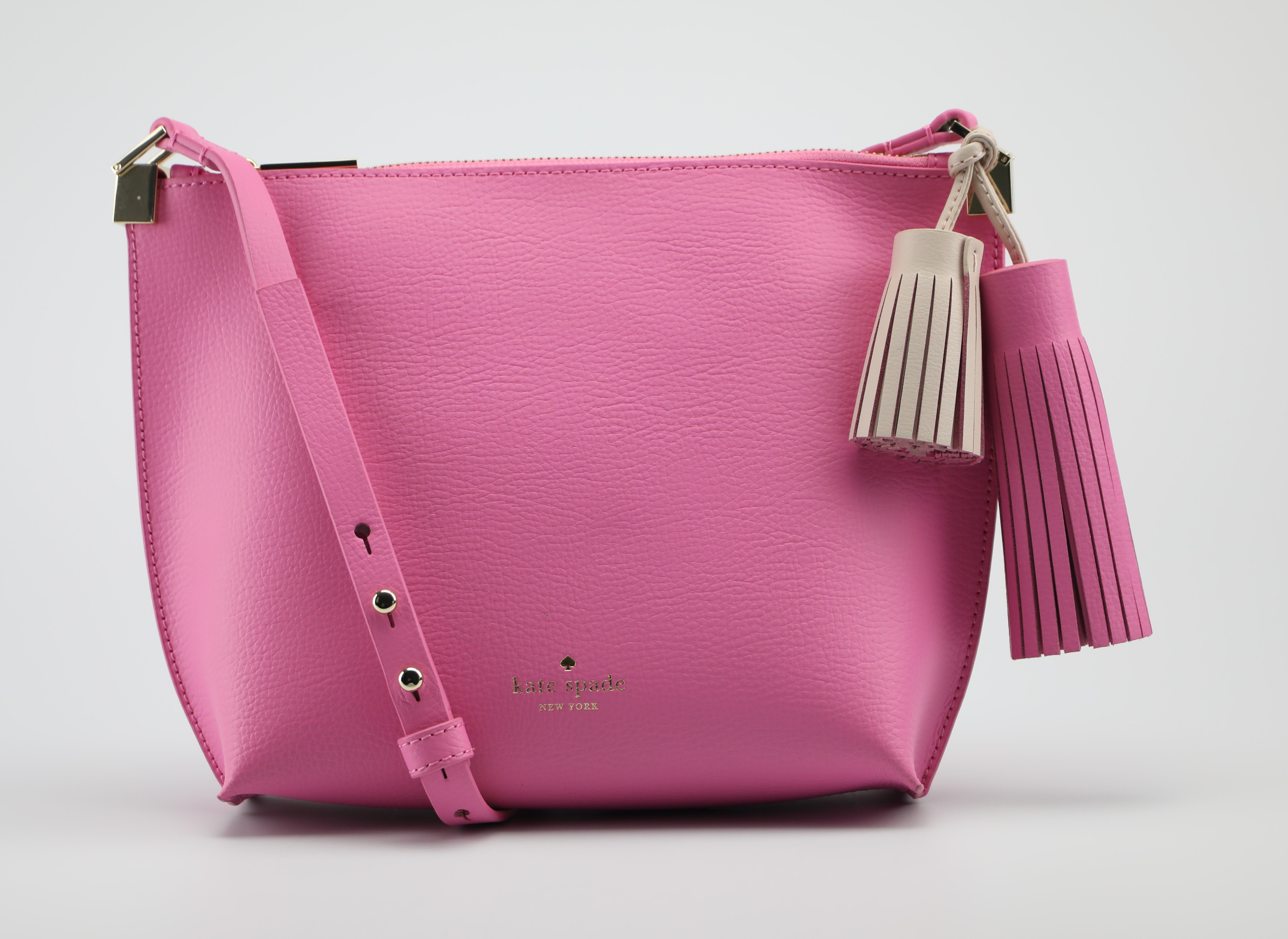 Kate Spade Garden Rose Coral Pink Hudson Medium Convertible Cross Body  Purse Bag | eBay