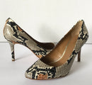 Coach Nala Graphic Snake Pump in Orange White Black Snake