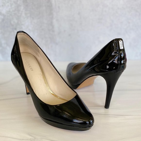 Coach Giovanna Patent Leather Pumps