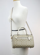 Coach Signature Rowan Satchel Crossbody