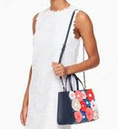 Kate Spade Madison Daisy Lane Sam Convertible Satchel Flower Appliqué