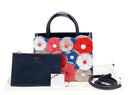 Kate Spade Madison Daisy Lane Sam Convertible Satchel Flower Appliqué