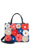 Kate Spade Madison Daisy Lane Sam Convertible Satchel Flower Appliqué