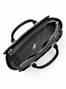 Michael Kors Selma Grommeted Medium Quilted  Leather Satchel Crossbody