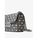 Michael Kors Sloan Small Quilted Felt Pearls Shoulder Bag