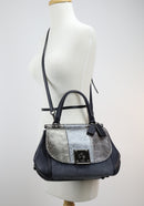 Coach Drifter Snake Embossed Satchel Crossbody