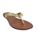Tory Burch 43089 - Thora Leather TB Logo Flip Flop