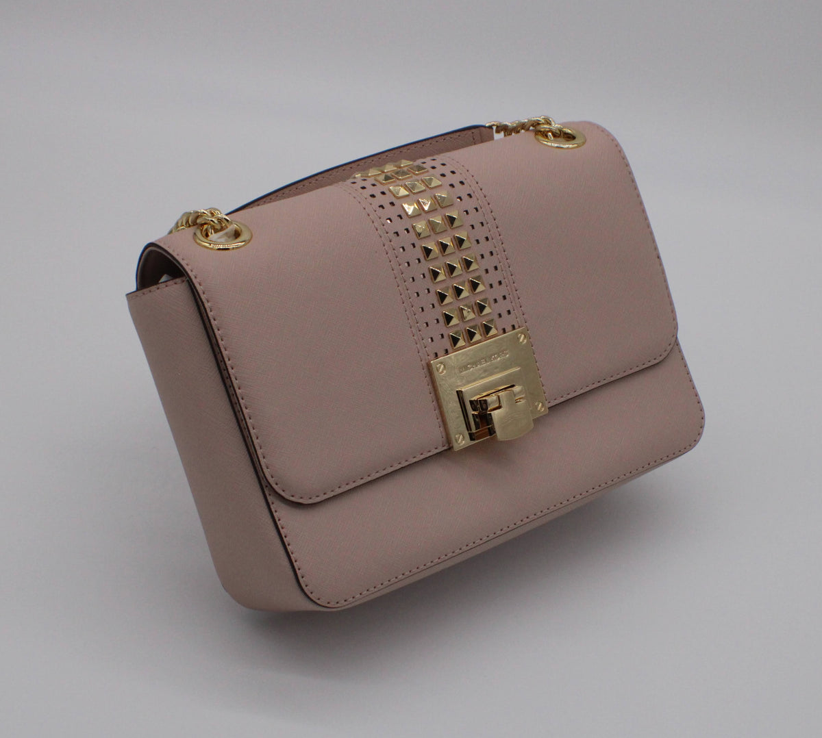 HOT Leather Michael Kors Tina Medium Shoulder Flap Michael