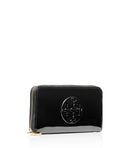 Tory Burch Stacked Patent Zip Around Continental Wallet