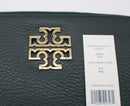 Tory Burch Britten Large Pebbled Leather Zip Pouch Wristlet