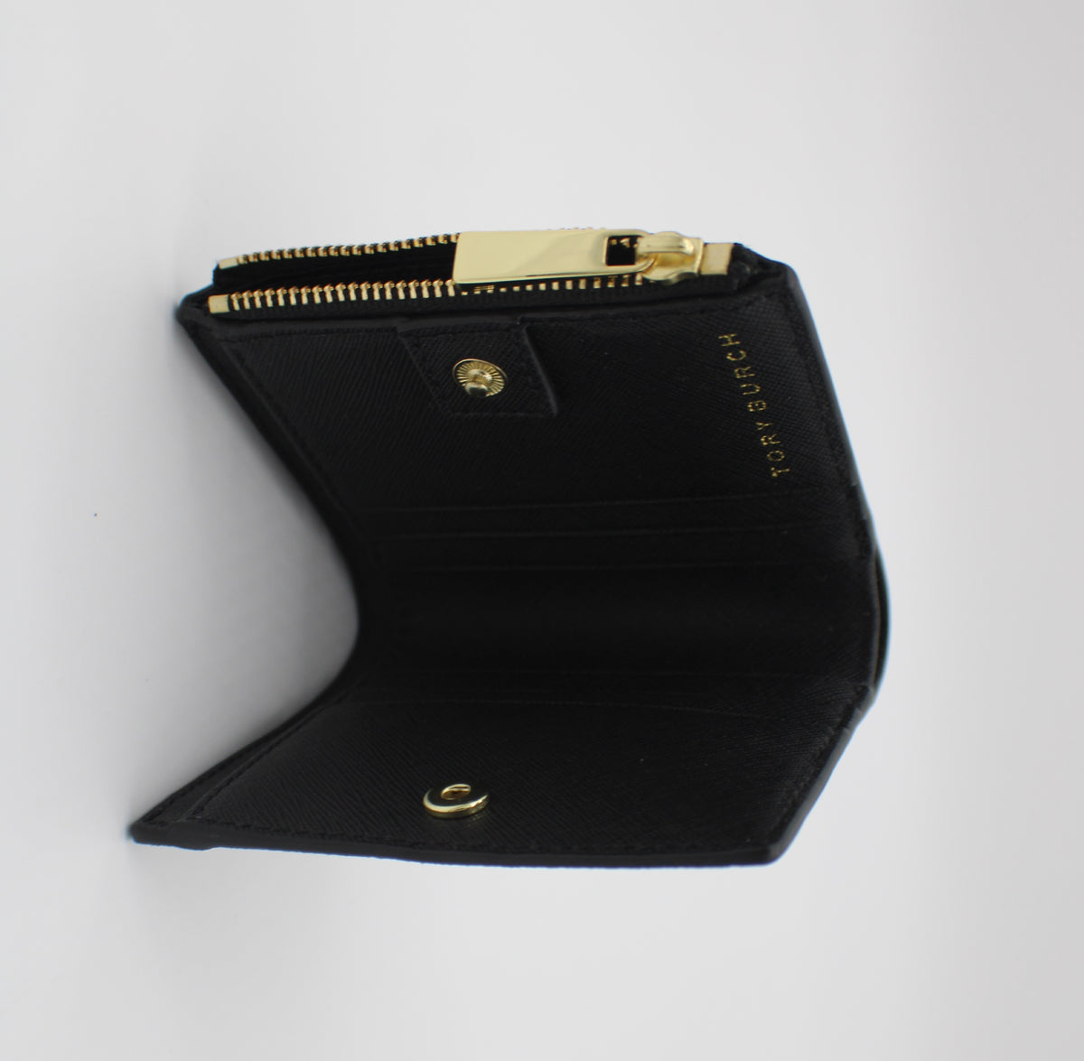 Tory Burch Womens Leather Emerson Mini Wallet 52902, Navy | eBay