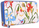 Tory Burch Printed Leather Floral Zip Continental Wallet