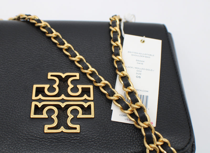 Tory Burch Metallic Gold Leather Mini Thea Crossbody Bag Tory