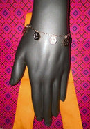 Tory Burch Hex Logo Charm Bracelet