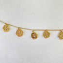 Tory Burch Hex Logo Charm Bracelet