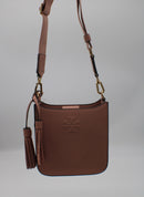 Tory Burch Thea Mini Web Shoulder Bag in Pink Moon