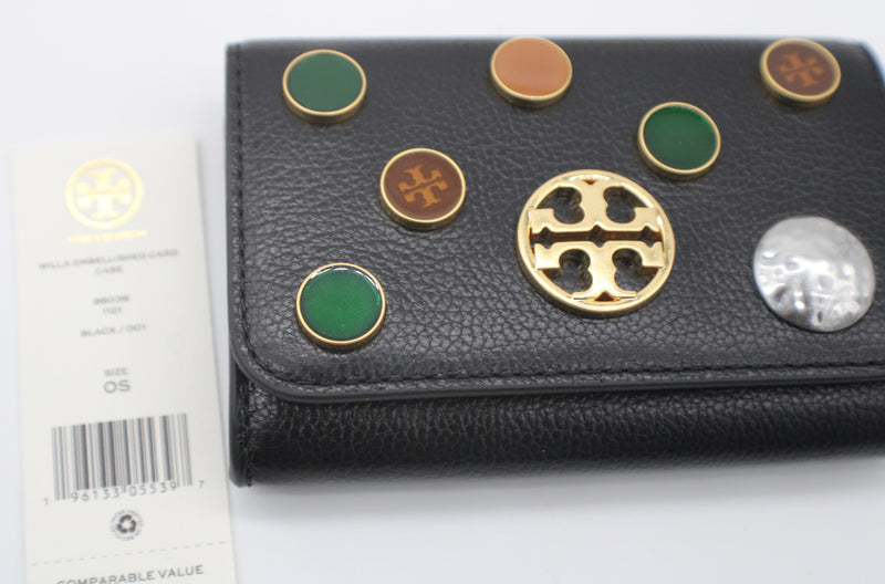 Tory Burch Willa Embellished Card Case