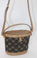 Tory Burch T Monogram Chenille Bucket Bag