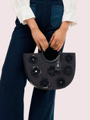 Kate Spade On Purpose Floral Applique Circle Tote