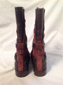 Deanna Boots/Booties in Deep Bordeaux