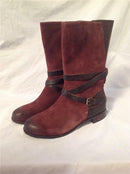 Deanna Boots/Booties in Deep Bordeaux