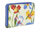 Tory Burch Printed Leather Floral Zip Continental Wallet
