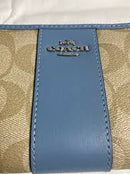 Coach Signature PVC Leather Accordion Wallet