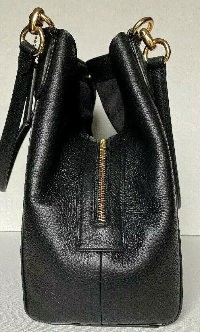 Coach Hallie Leather Shoulder Bag