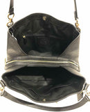 Coach Hallie Leather Shoulder Bag