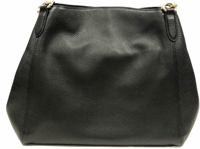 Coach Hallie Leather Shoulder Bag