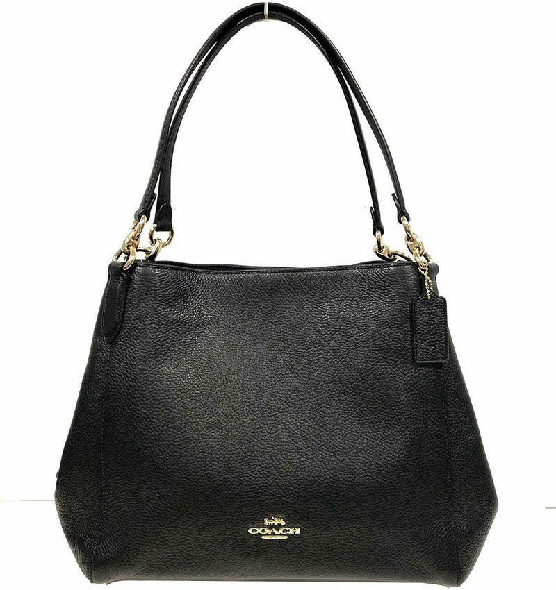 Coach Hallie Leather Shoulder Bag