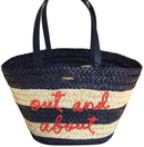 Kate Spade Shore Thing Out & About Straw Tote