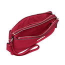 Coach Pebbled Leather Double Corner Zip Wristlet